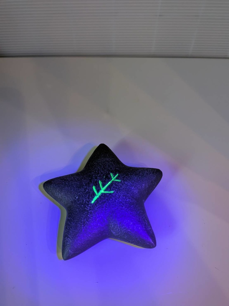 【クトゥルー】エルダーサイン大・グリーン【塗装済み完成品】