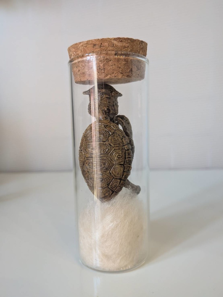 【妖怪】河童ミイラ瓶詰め【塗装済み完成品】