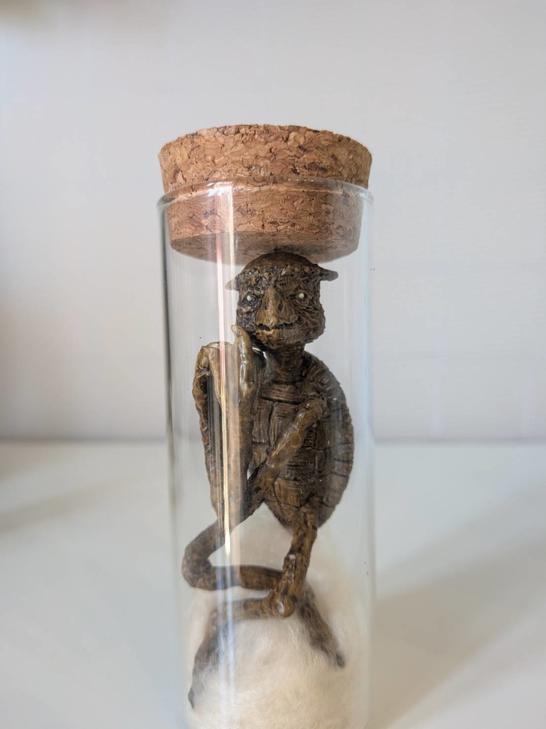 【妖怪】河童ミイラ瓶詰め【塗装済み完成品】