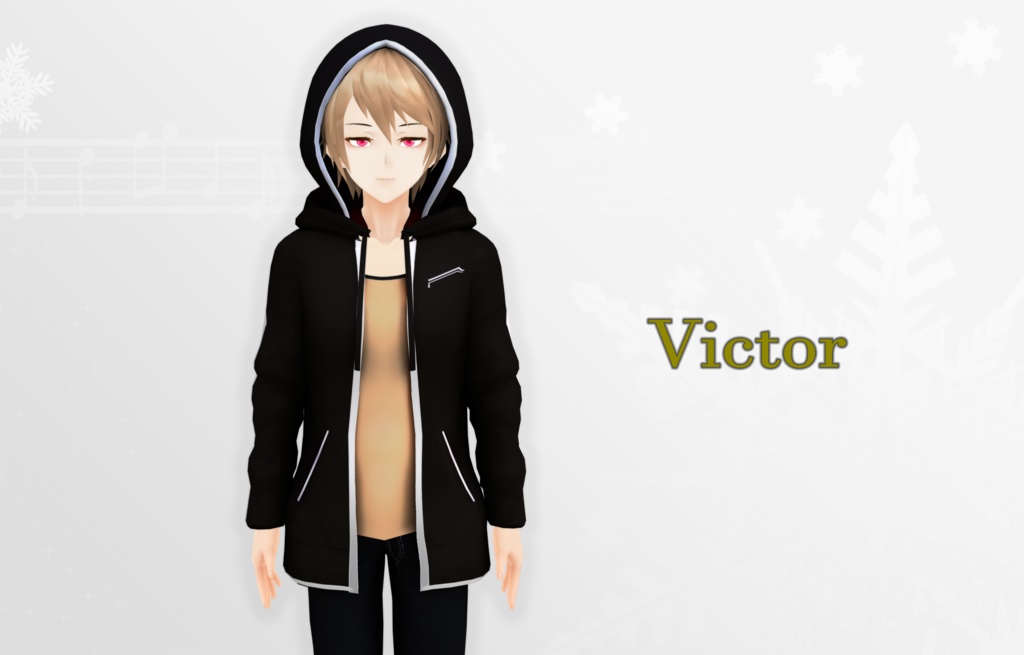オリジナル3Dキャラクタ "Victor V2"