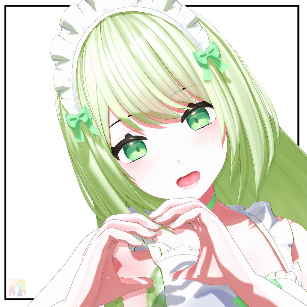 オリジナル3Dモデル "Erin" VRChat Warudo Compatible