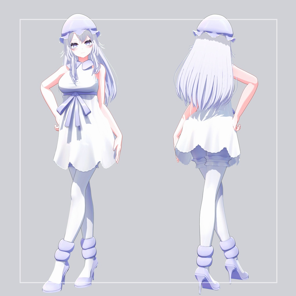 オリジナル3Dモデル "Fran" ~Fran~ VRChat Warudo Compatible