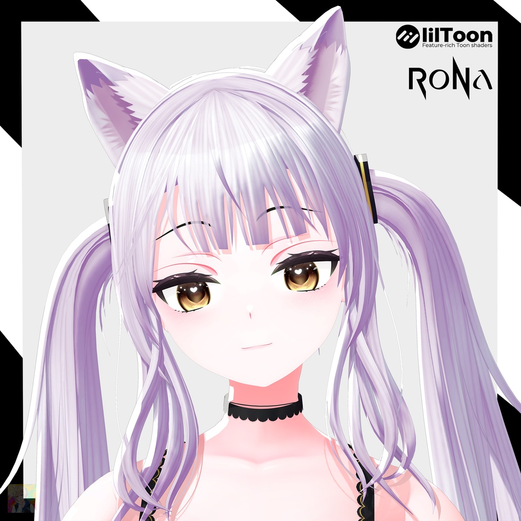 Rona V2: Original 3D Model - VRC Warudo