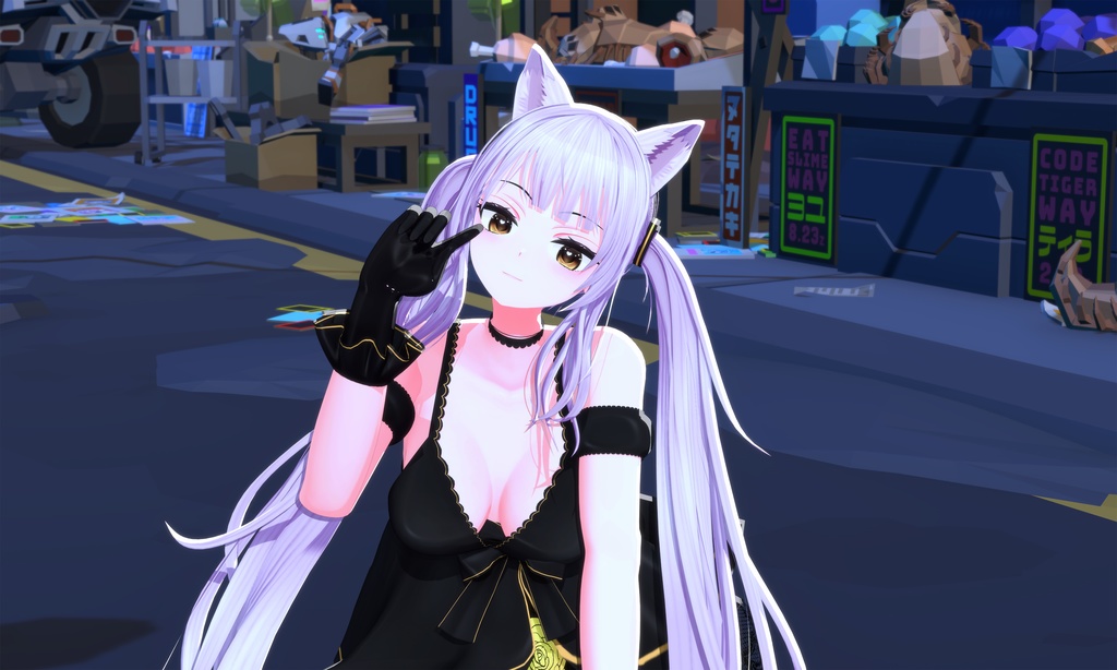 Rona V2: Original 3D Model - VRC Warudo