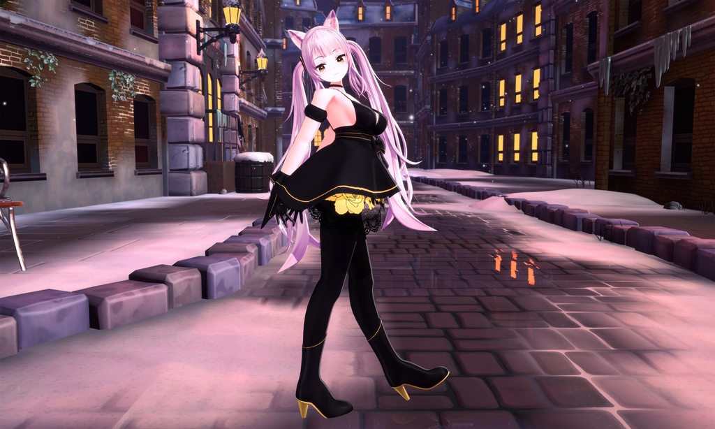 Rona V2: Original 3D Model - VRC Warudo