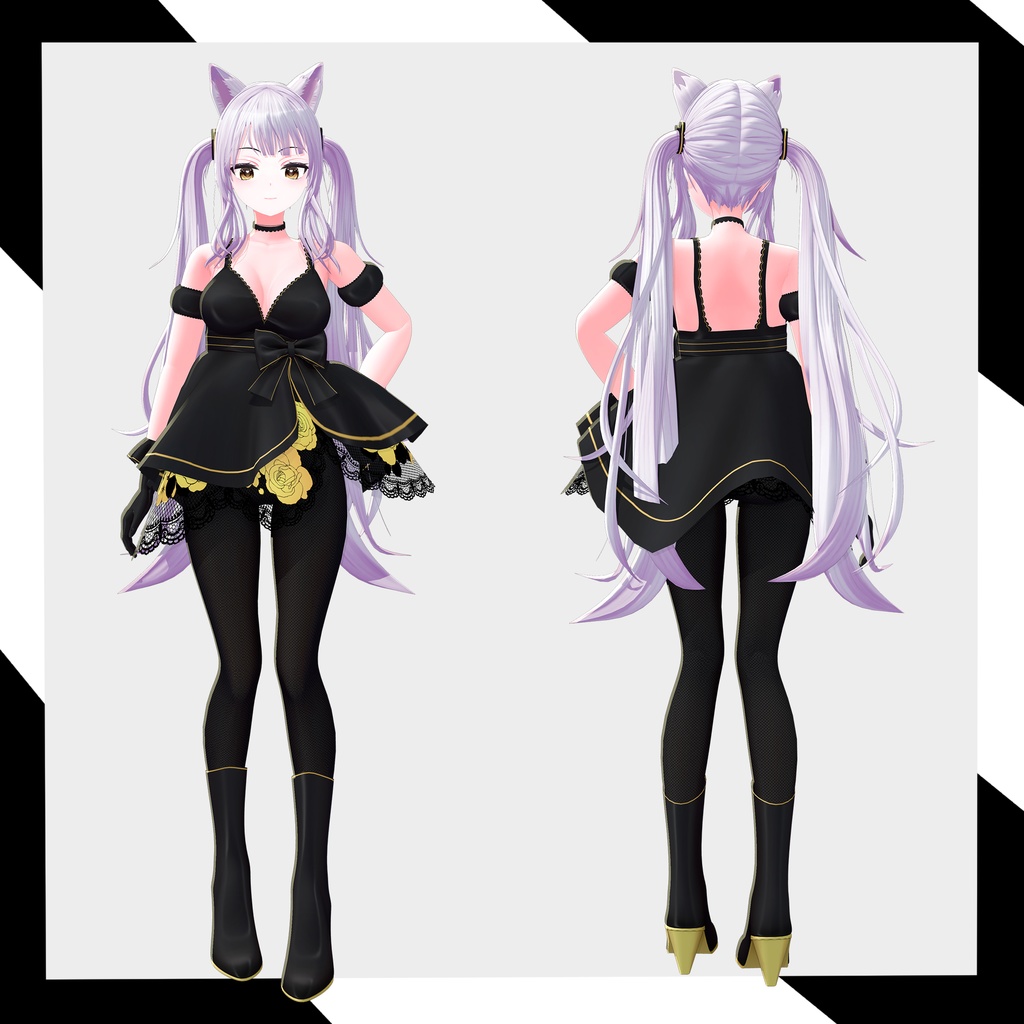 Rona V2: Original 3D Model - VRC Warudo