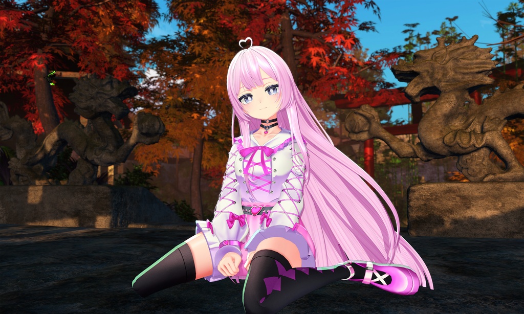 オリジナル3Dモデル "Doe" VRChat Warudo Compatible