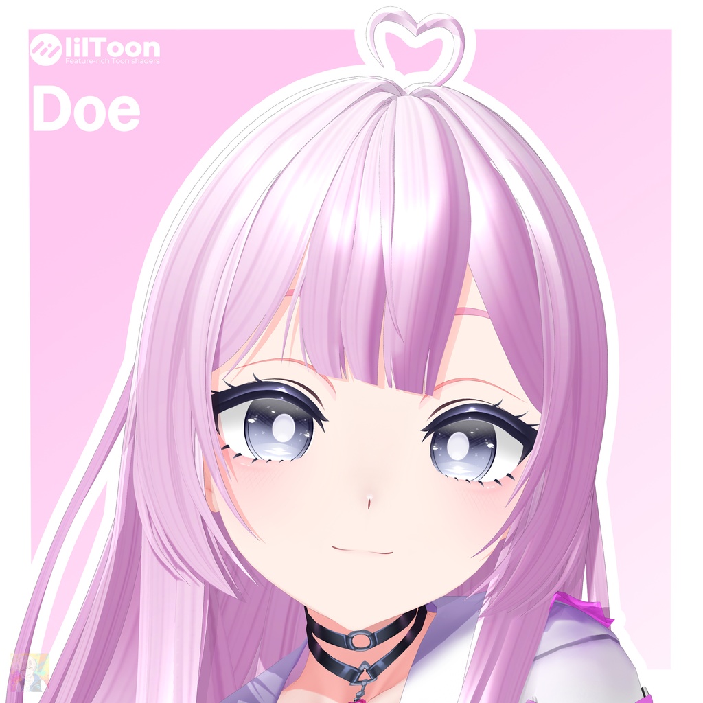 オリジナル3Dモデル "Doe" VRChat Warudo Compatible
