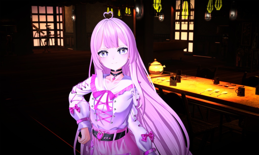 オリジナル3Dモデル "Doe" VRChat Warudo Compatible
