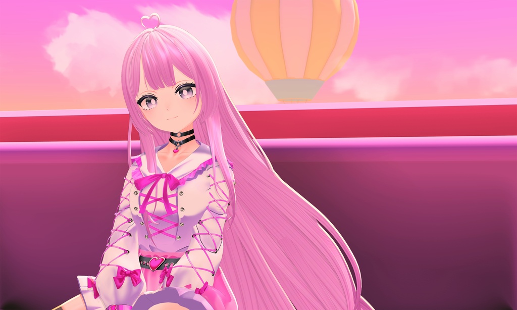 オリジナル3Dモデル "Doe" VRChat Warudo Compatible