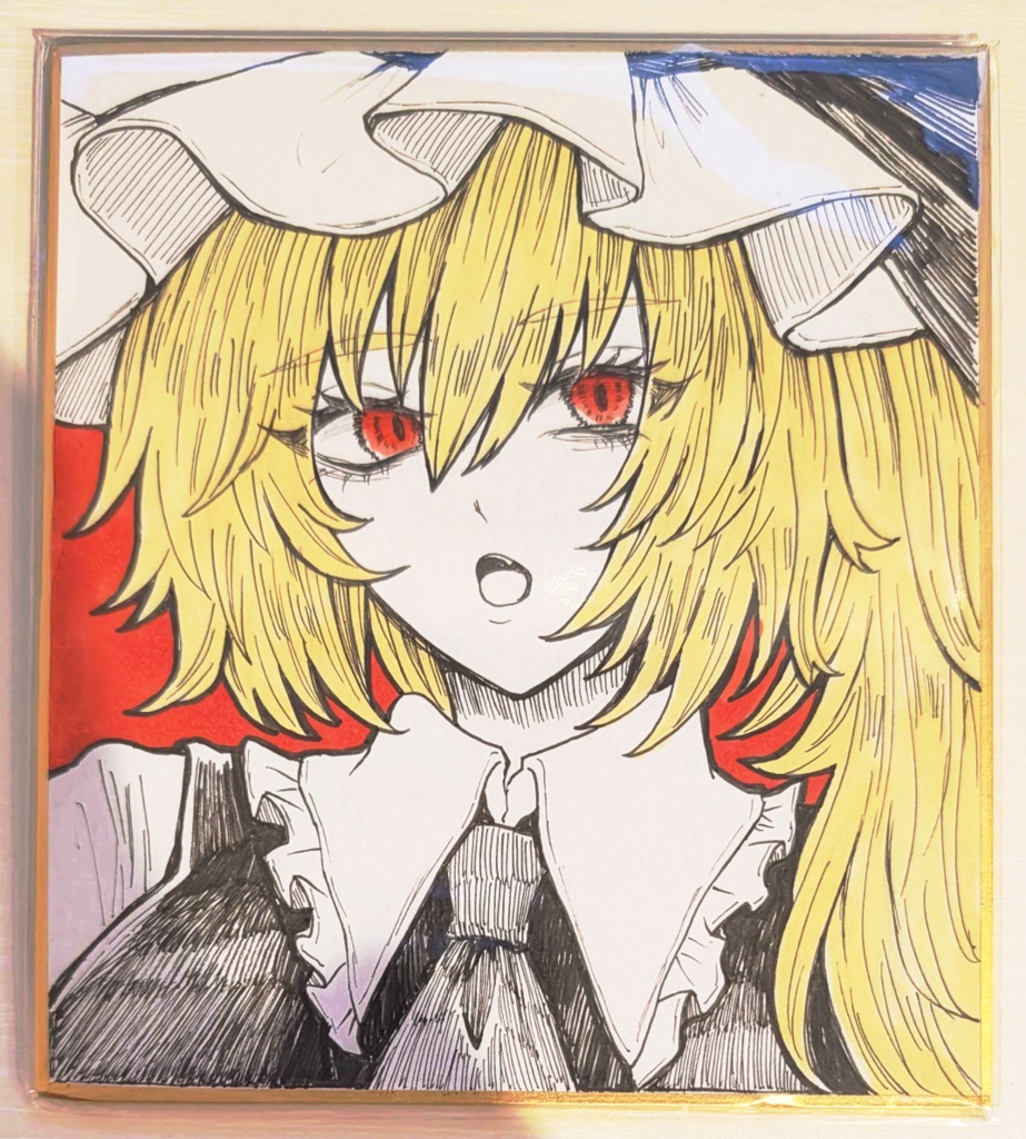 【東方project】手描き色紙各種