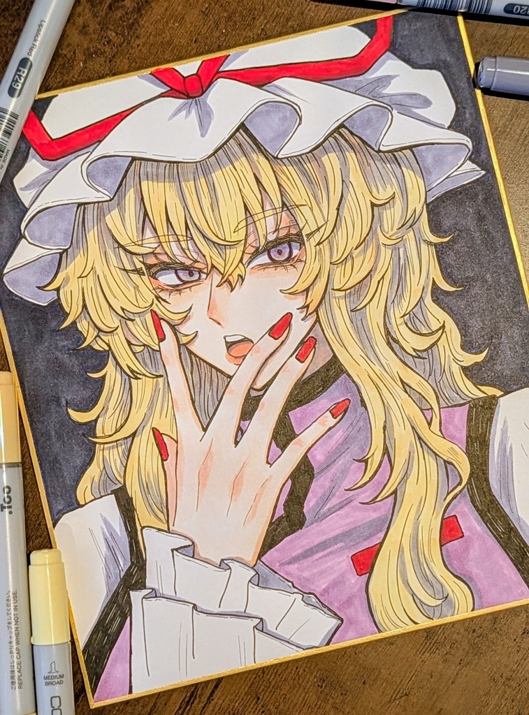 【東方Project】手描き色紙各種