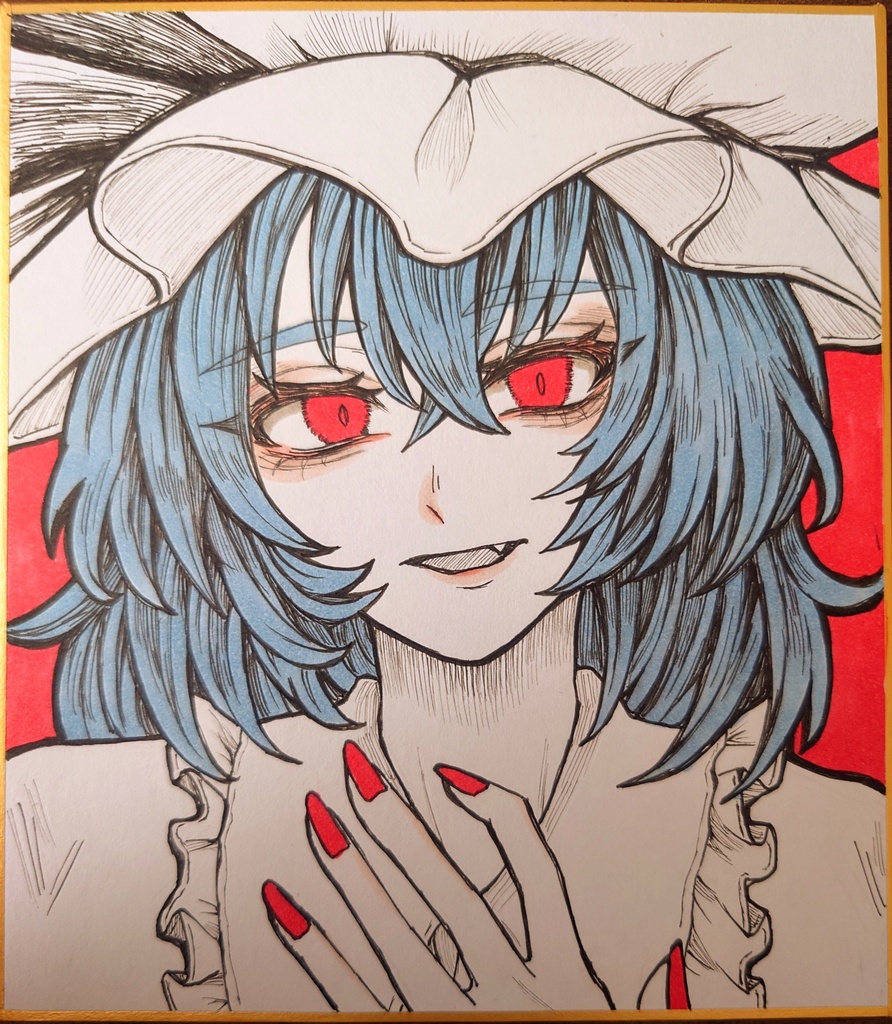 【東方project】手描き色紙各種