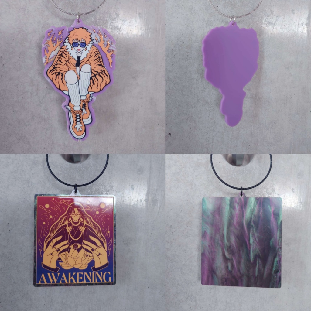 アクリルキーホルダー各種