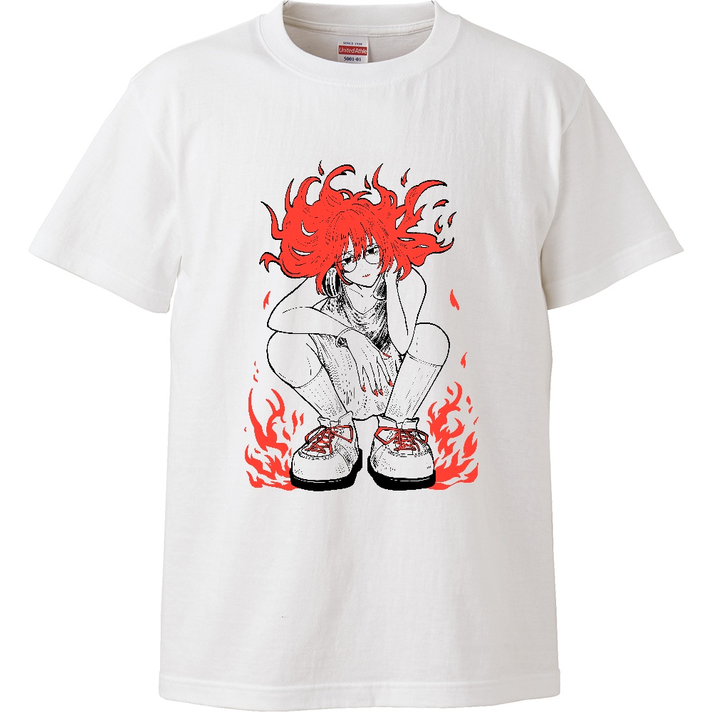 Tシャツ [burning girl]
