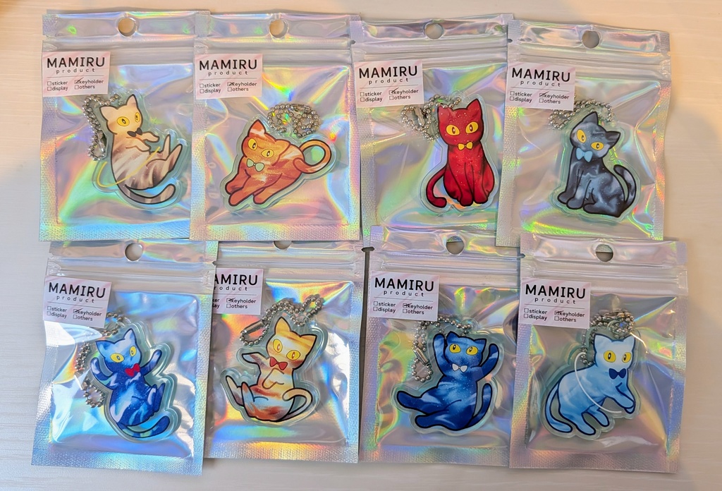 COSMIC CAT KEYHOLDER