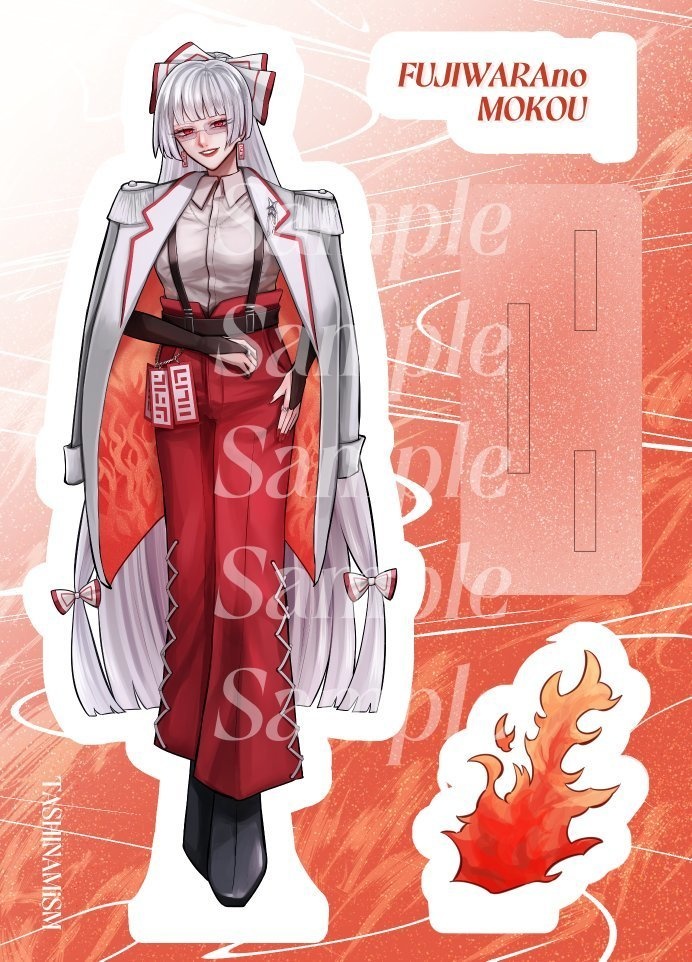フレーム付き妹紅アクリルスタンド