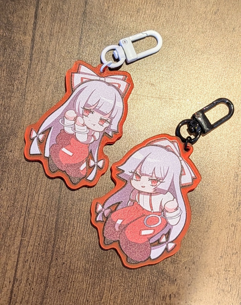 Wもこたんアクリルキーホルダー