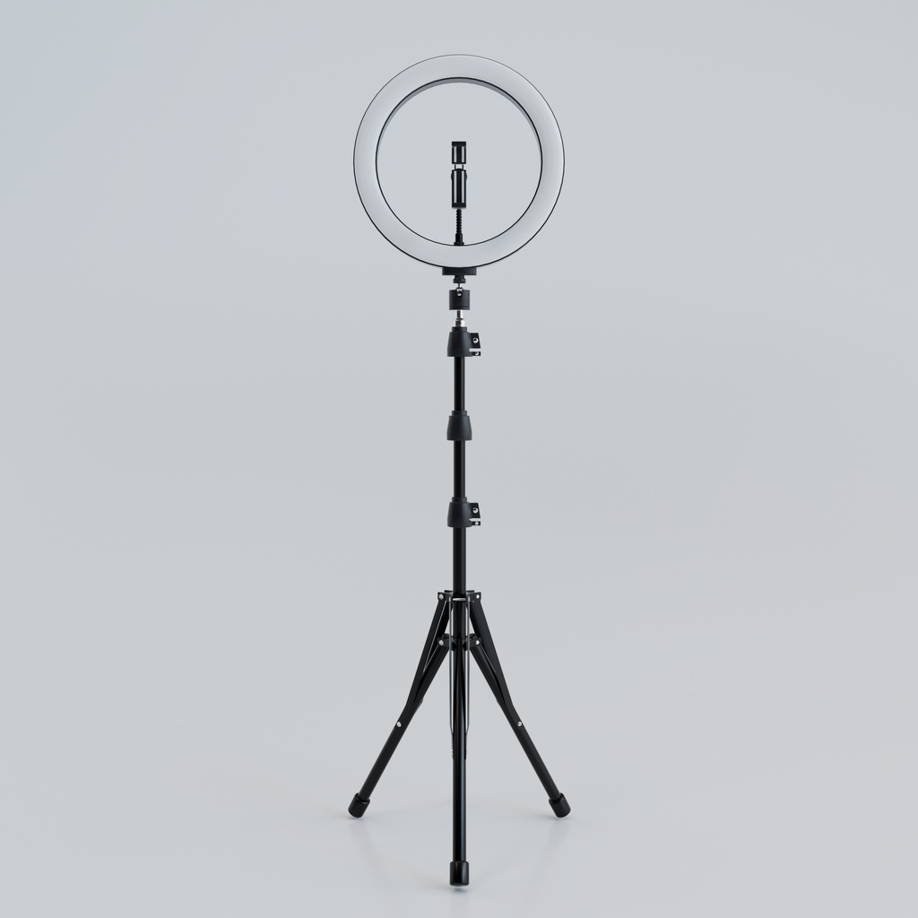 【3D】撮影用リングライト(.c4d + .fbx)