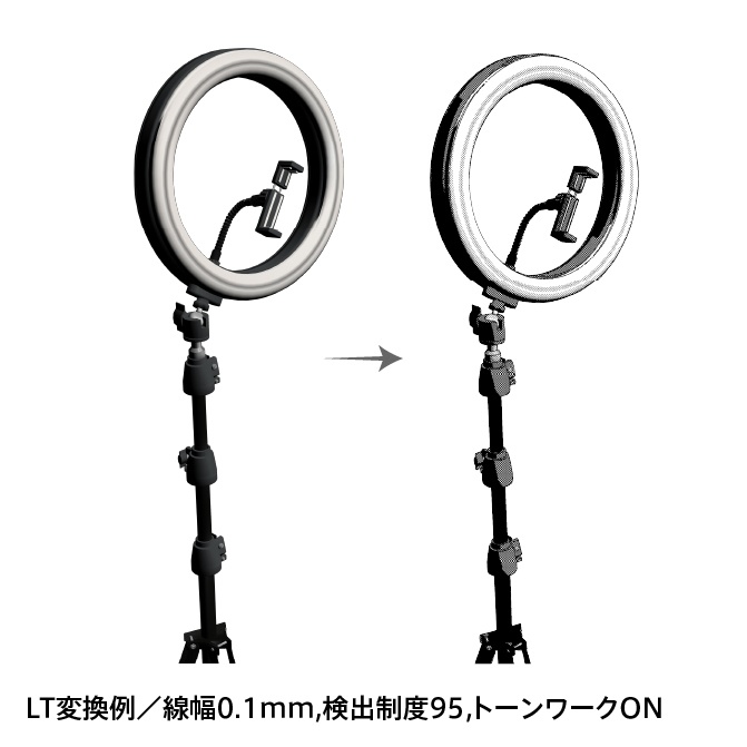 【3D】撮影用リングライト(cs3o、fbx)【クリスタ対応】