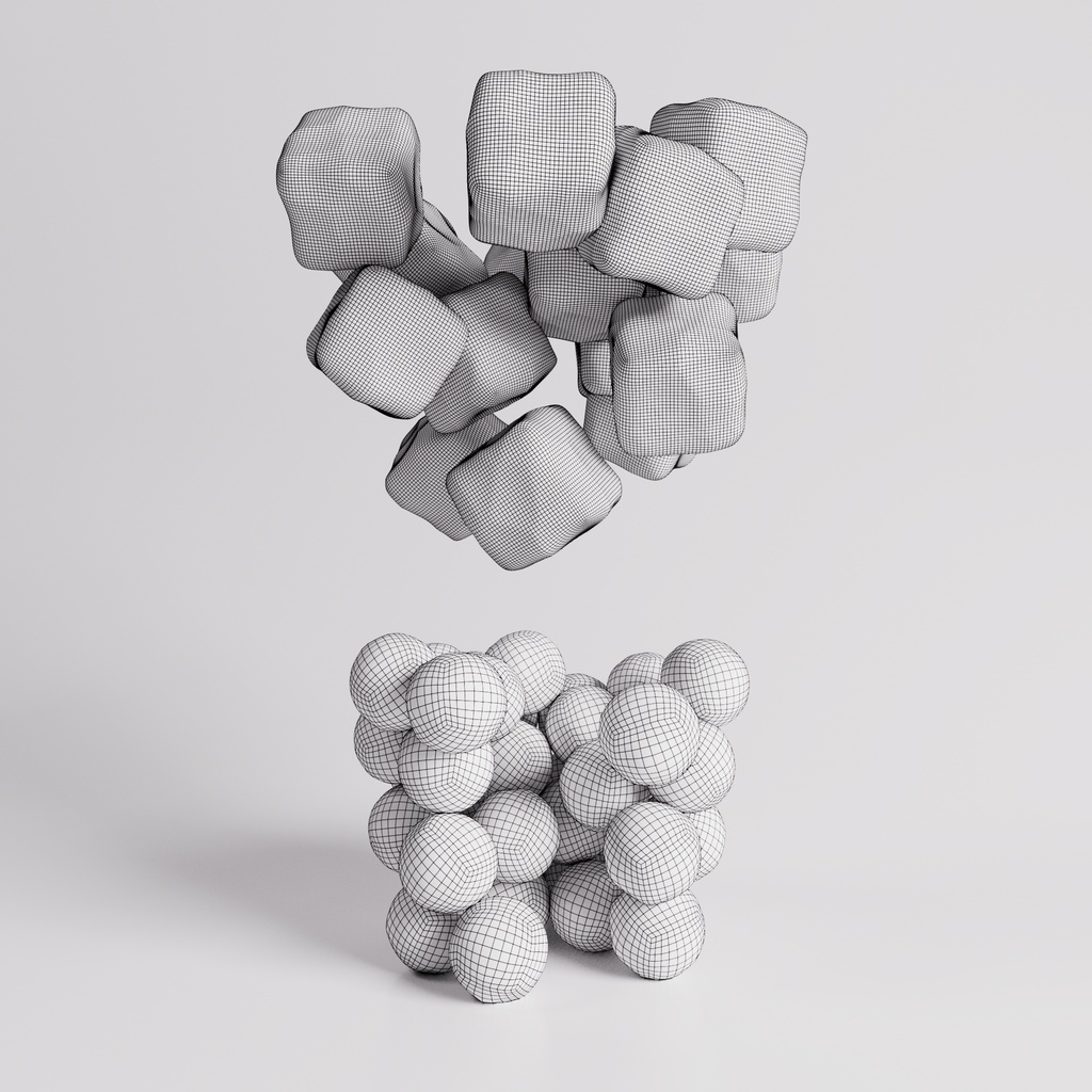 【3D】タピオカドリンク(ミルクティー・ウーロンティー・黒糖ミルクティー)(.c4d + fbx)