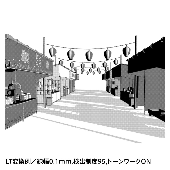 【3D】お祭り 屋台セット(カラー)【クリスタ対応】