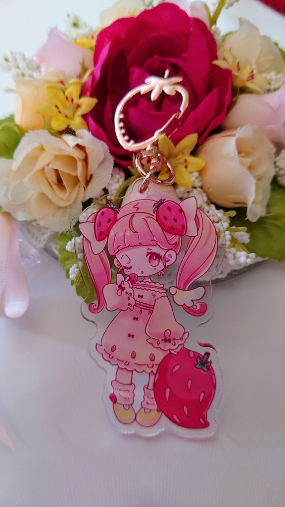 🍓ちゃんアクリルキーホルダー