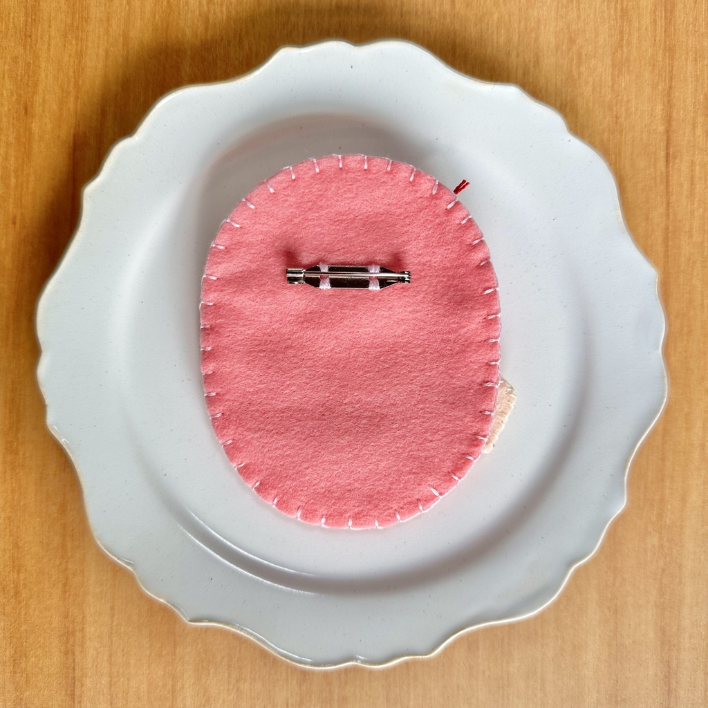 天野宮比【恋は果てまで止まらない】フェルトワッペン/表情ノーマル