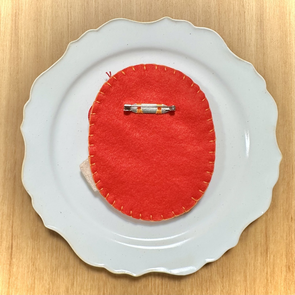 猿田犬彦【西風のように駆け抜けろッ!】フェルトワッペン