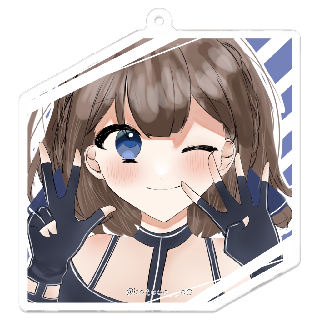 【身内用】もぴのキーホルダー