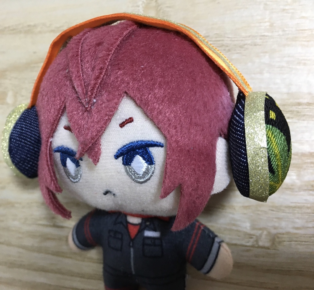 10cmぬい用ヘッドフォン★紅葉