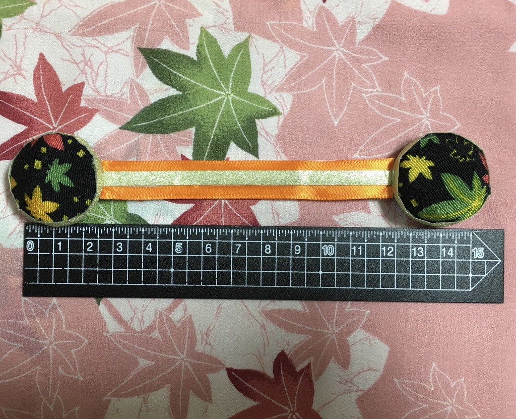 10cmぬい用ヘッドフォン★紅葉