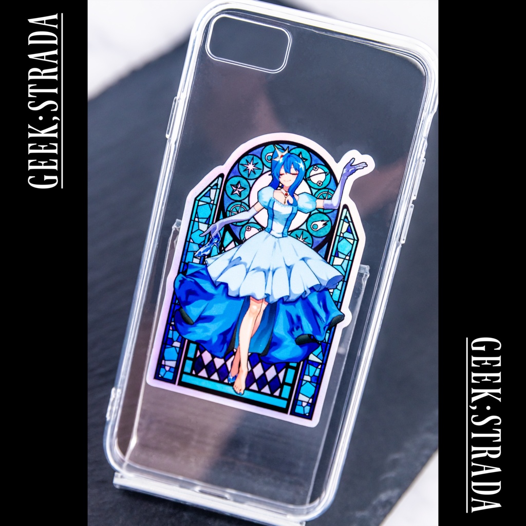 【星街すいせい】◤ビビデバ◢ ホログラムステッカー【Suisei Hoshimachi】◤BIBBIDIBA◢ Holographic Sticker =Unofficial=