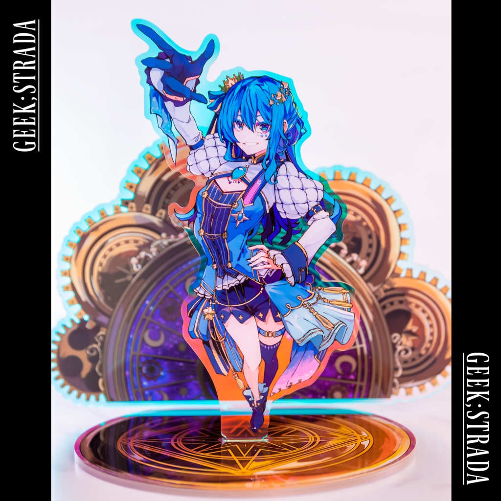 【星街すいせい】◤ソワレ◢ ホログラムアクリルスタンド【Suisei Hoshimachi】"Soirée" Holographic Acrylic Stand =Unofficial=
