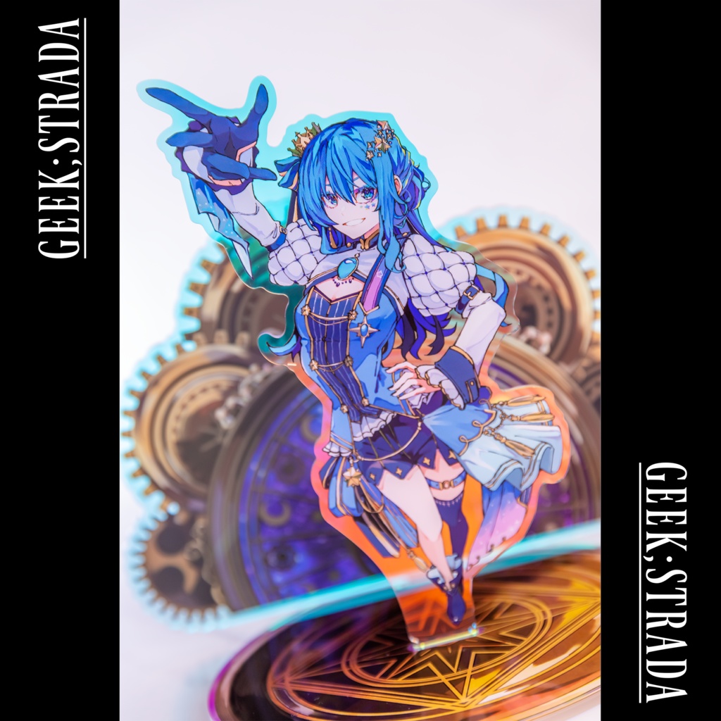 【星街すいせい】◤ソワレ◢ ホログラムアクリルスタンド【Suisei Hoshimachi】"Soirée" Holographic Acrylic Stand =Unofficial=