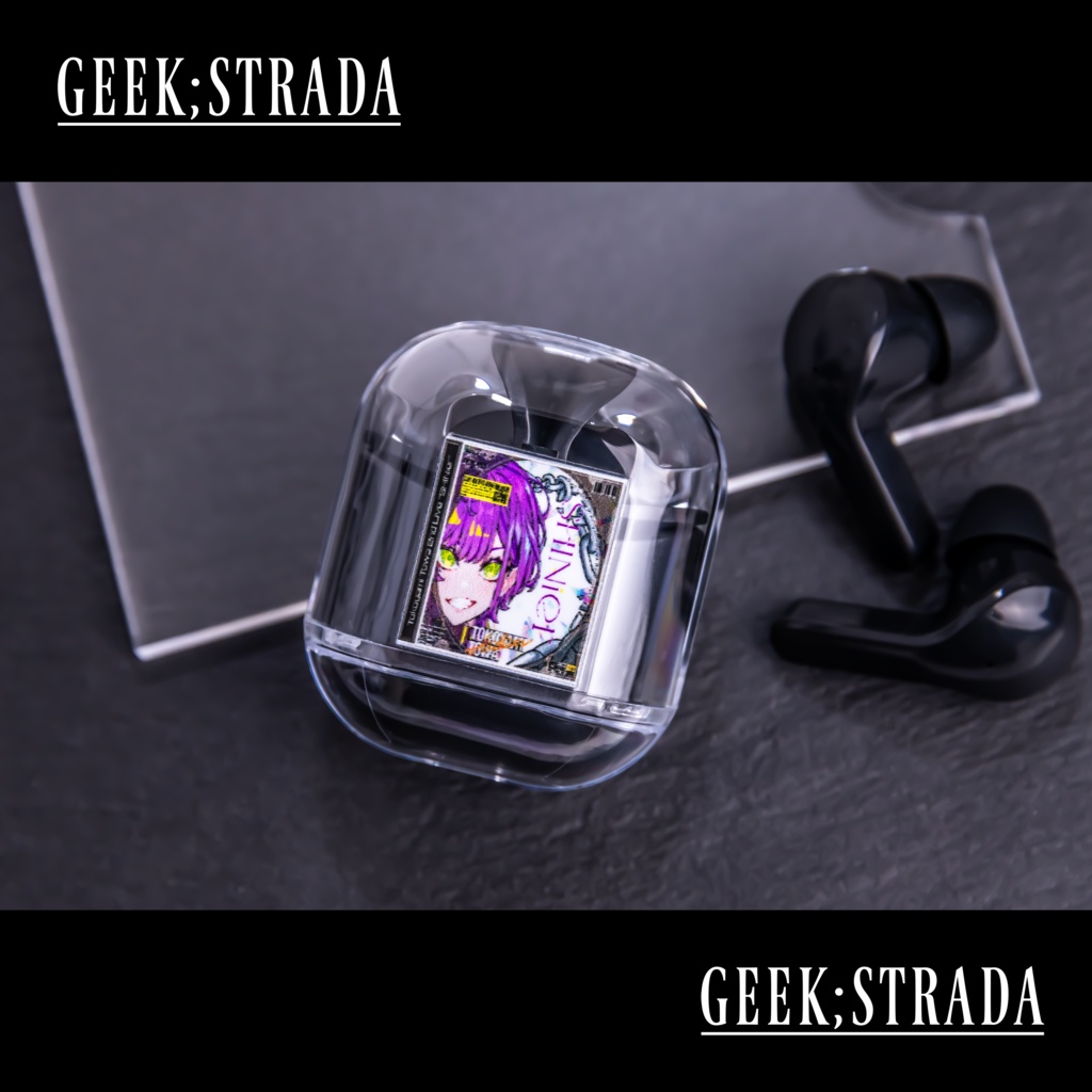 【常闇トワ】||◤ 2nd Live "SHINier"◢|| ≡ GSX-TW01 ≡ ブルートゥースイヤホン【Tokoyami Towa】True Wireless Earbuds =Unofficial=