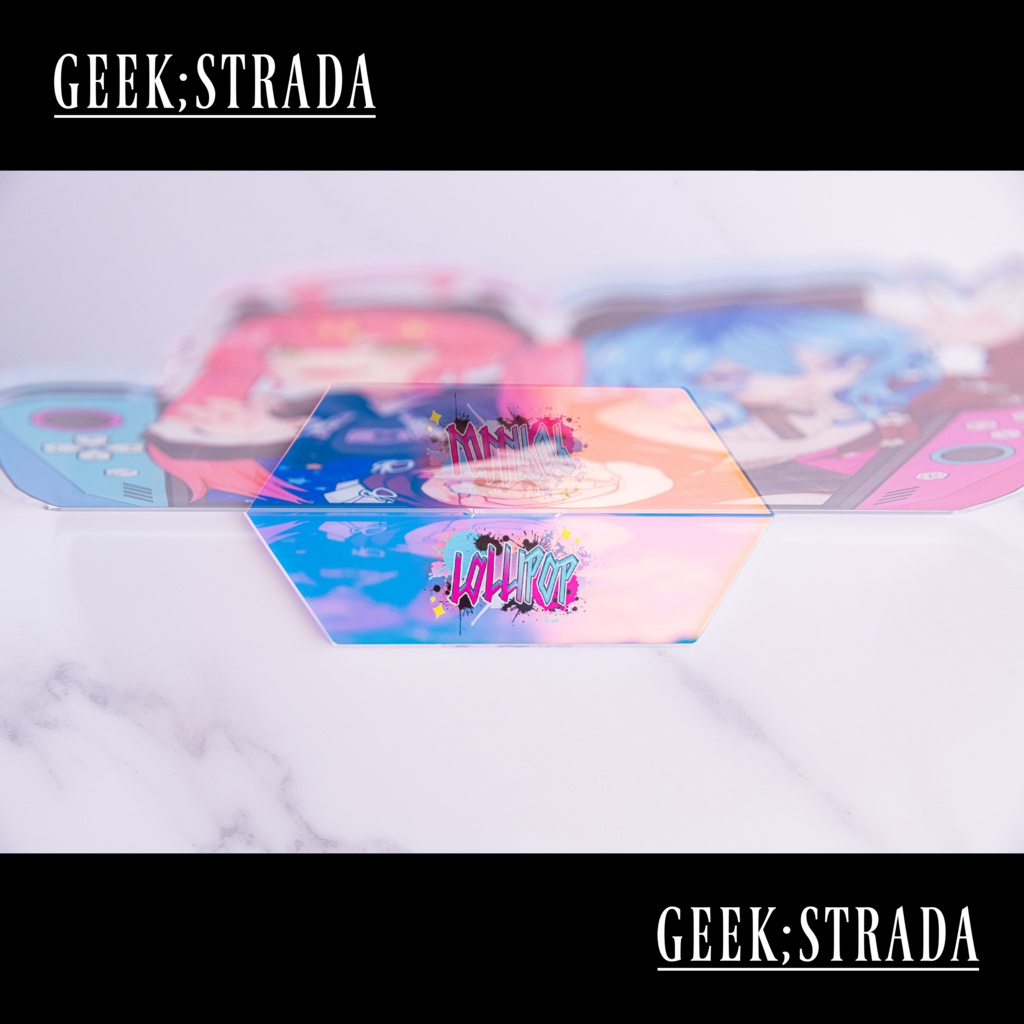 【星街すいせい / さくらみこ】||◤ Lollipop ◢|| miComet アクリルスタンド【Suisei Hoshimachi / Miko Sakura】"Lollipop" miComet Acrylic Stand =Unofficial=