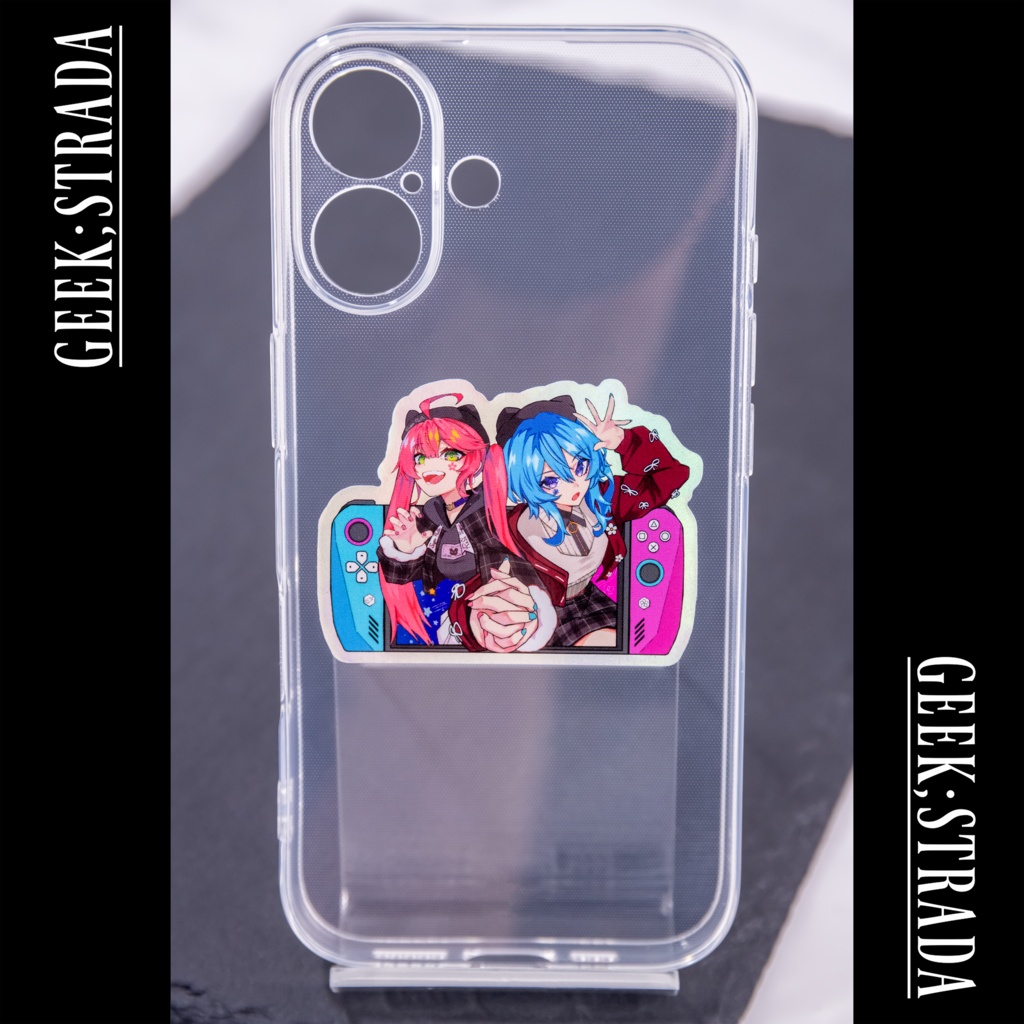【星街すいせい / さくらみこ】||◤ Lollipop ◢|| miComet ホログラムステッカー【Suisei Hoshimachi / Miko Sakura】"Lollipop" miComet Holographic Sticker =Unofficial=