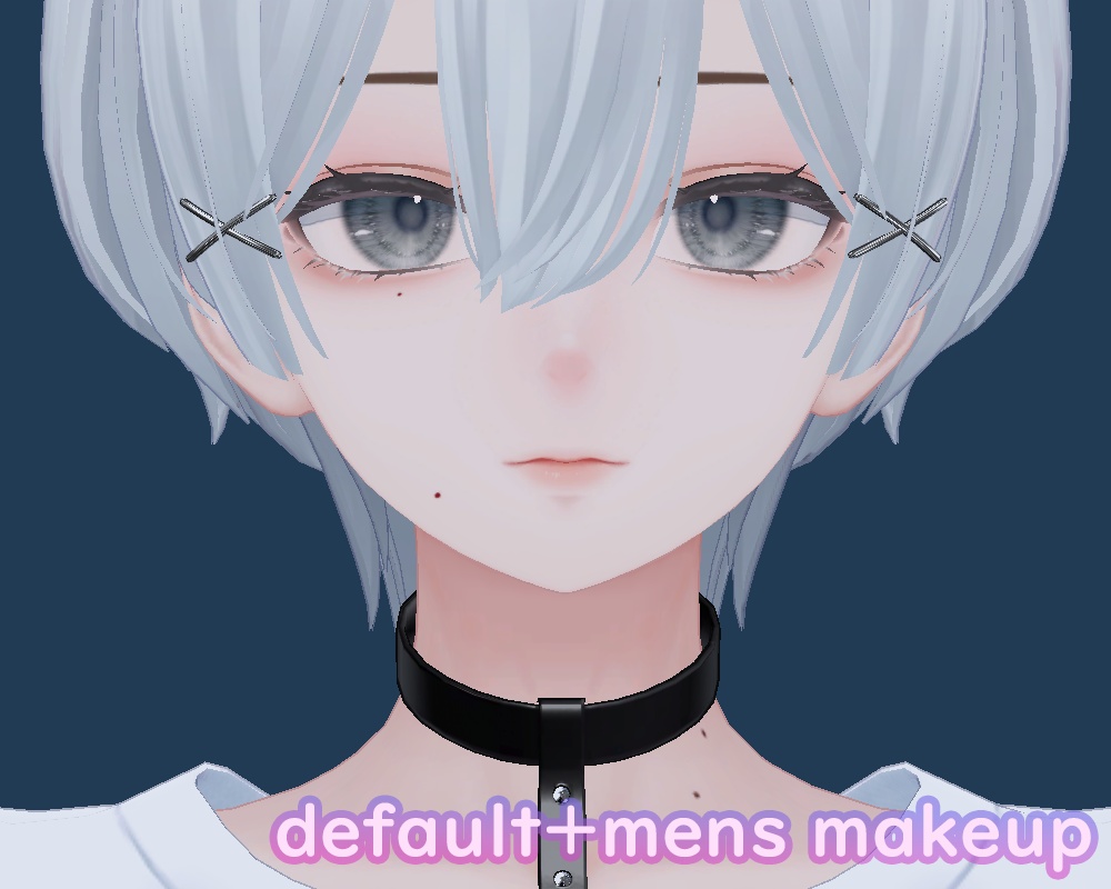 森羅shinra男化粧mens makeup + ブレンドシェイプ一覧(特殊)BlendShapes + 髪色hair color