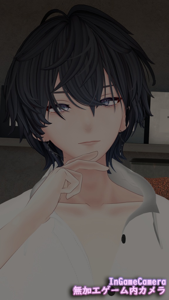 Rui 累惟 男化粧 mens makeup + 追加ブレンドシェイプ add blendshapes