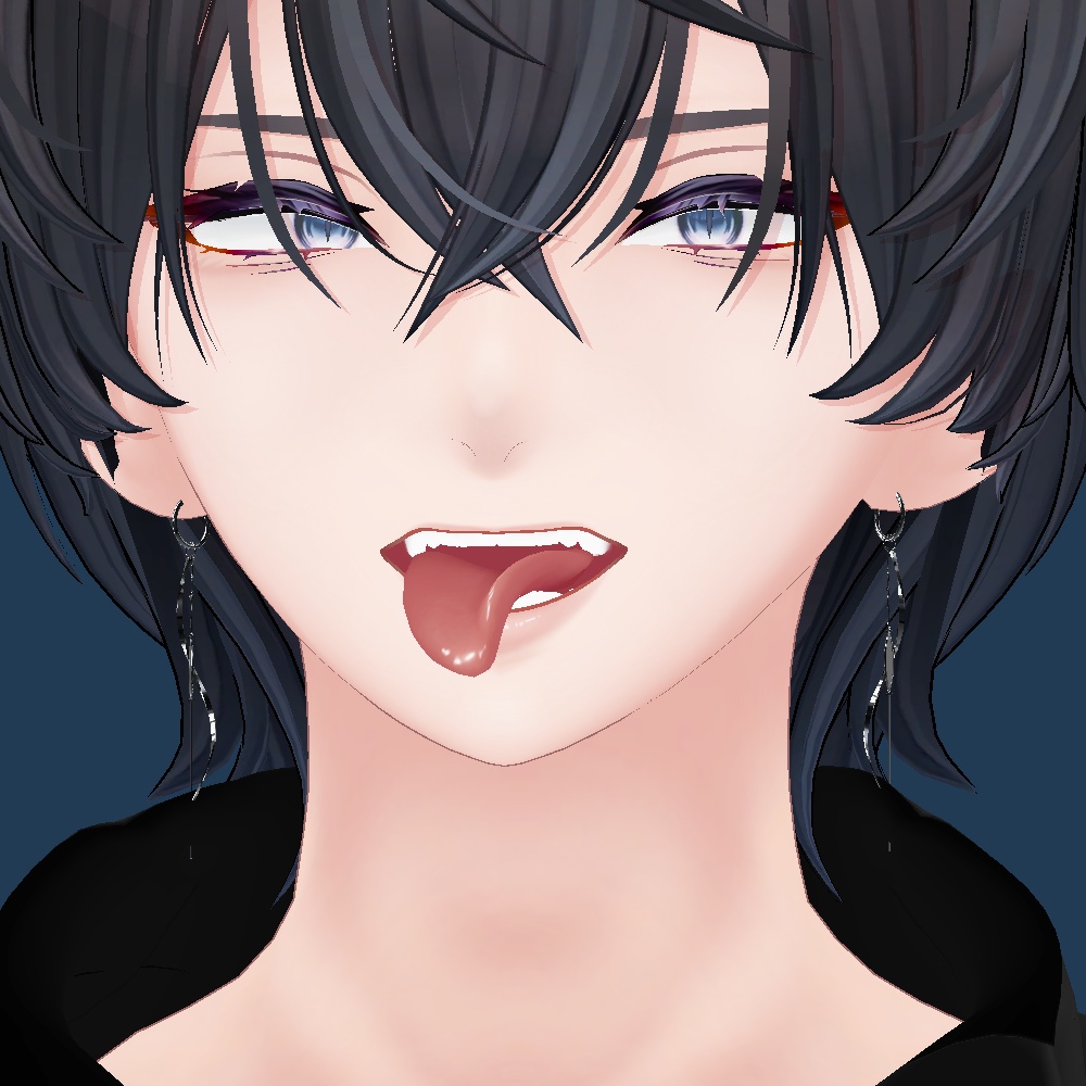 Rui 累惟 男化粧 mens makeup + 追加ブレンドシェイプ add blendshapes