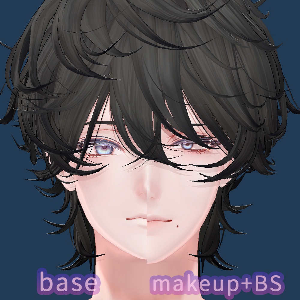 斑霞hanka 化粧makeup + 整形BlendShapes