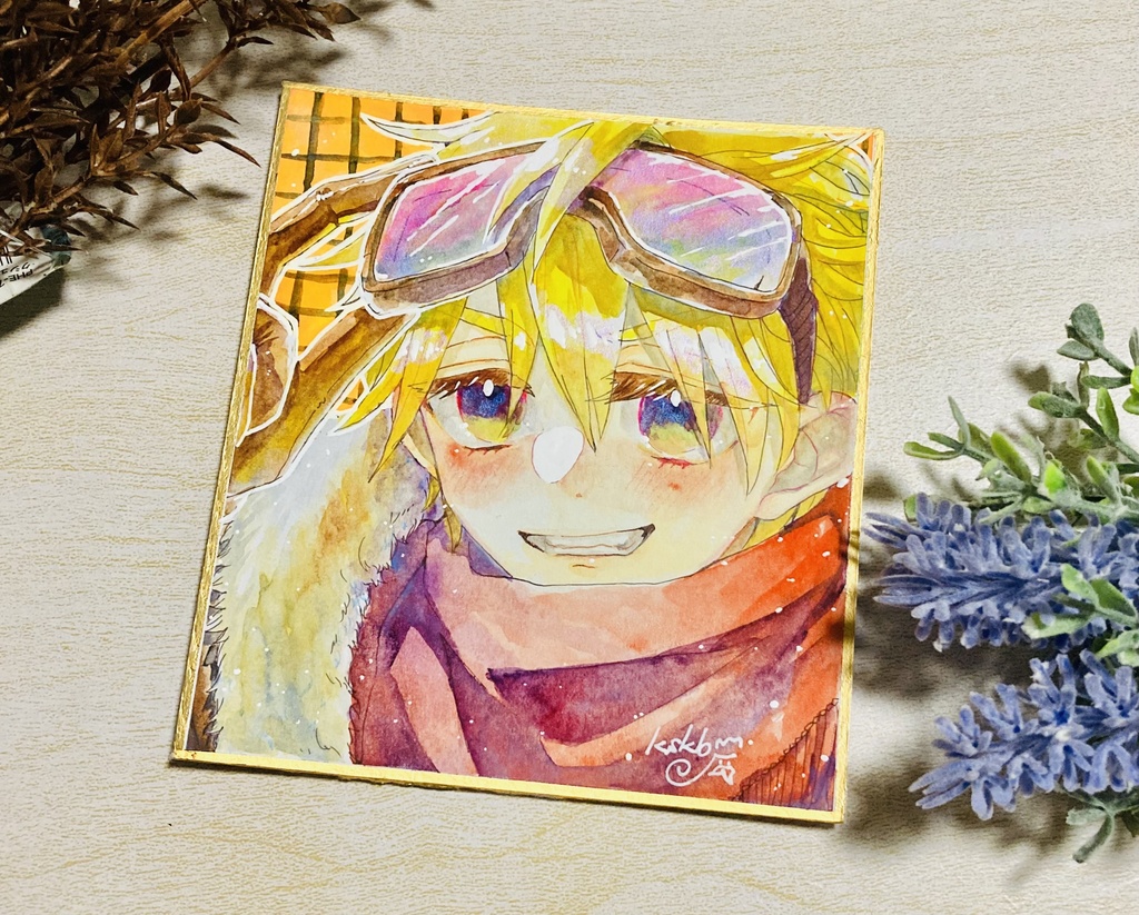 色紙原画イラスト