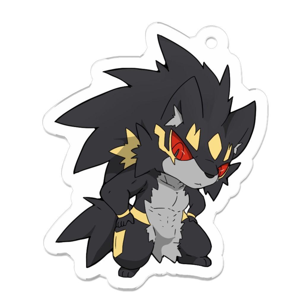アクリルキーホルダー：オルファ Type:Wolf