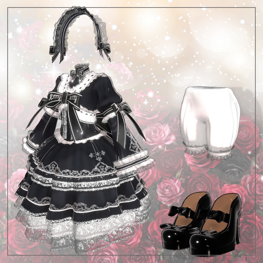 La vie en Rose 【11アバター対応 ロリータ衣装】