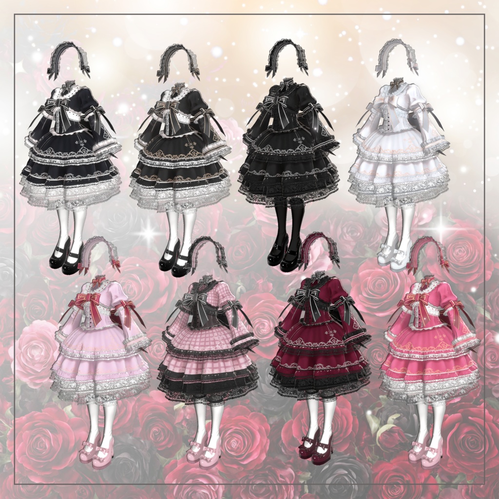 La vie en Rose 【11アバター対応 ロリータ衣装】