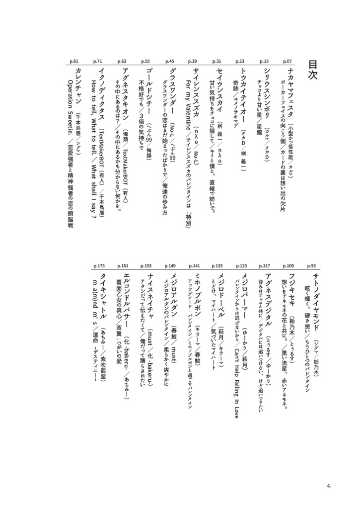 ウマ娘バレンタイン合同「ささやかな幸せを、あなたに」