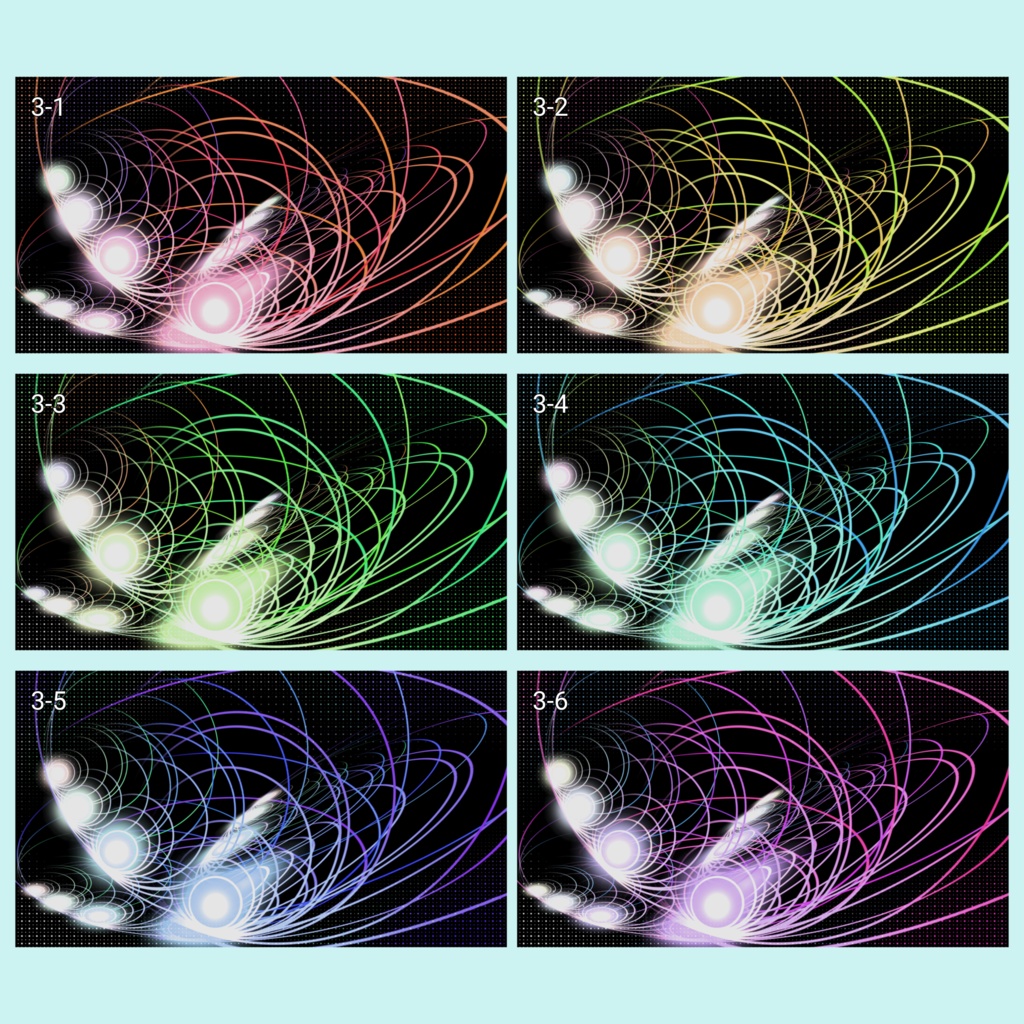 フラクタル背景素材集