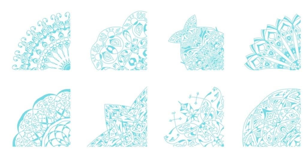 8つの模様素材1