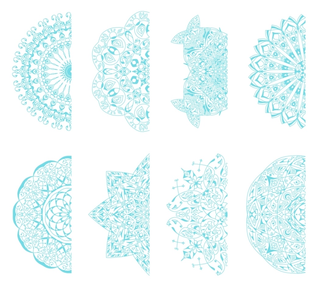 8つの模様素材1